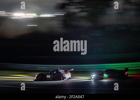 74 VOS Remon, BURKE Darren, Tom ONSLOW-COLE, FRANKENHOUT Christiaan, Mercedes-AMG GT3, RAM Racing, Action, Ambiance de nuit, Nachtstimmung, während der 2019 Blancpain Endurance Series Meisterschaft 24 Stunden von Spa, vom 24. Bis 28. Juli, Spa Francorchamps, Belgien - Foto Frederic Le Floc'h / DPPI Stockfoto