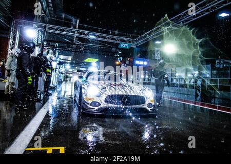 74 VOS Remon, BURKE Darren, Tom ONSLOW-COLE, FRANKENHOUT Christiaan, Mercedes-AMG GT3, RAM Racing, Aktion während der 2019 Blancpain Endurance Series Meisterschaft 24 Stunden von Spa, vom 24. Bis 28. Juli, Spa Francorchamps, Belgien - Foto Antonin Vincent / DPPI Stockfoto