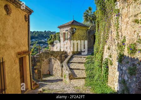 Biot Village, Südfrankreich, 2019. Quelle: Vuk Valcic / Alamy Stockfoto