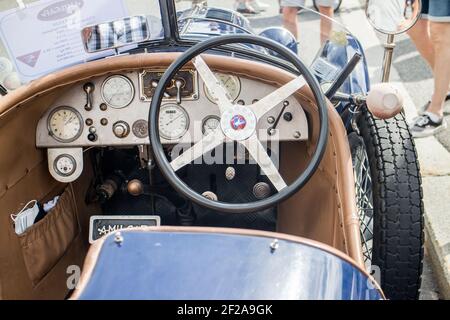 Oldtimer Treffen in Praz Sur Arly am 21. August 2011 Stockfoto