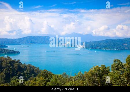 Taiwan, Nantou, Sun Moon Lake, Stockfoto