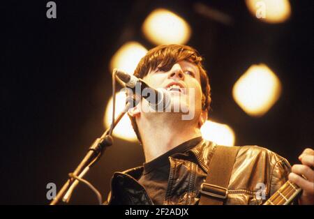 Rialto beim Glastonbury Festival 1998, Somerset, England, Vereinigtes Königreich. Stockfoto