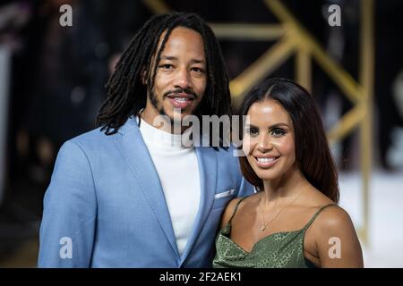 London, Großbritannien. 20th. November 2019. Tony Sinclair und Shanie Ryan bei der UK-Premiere von 'Charlie's Angels', Curzon Mayfair, London. Quelle: Scott Garfitt /Empics/Alamy Live News Stockfoto