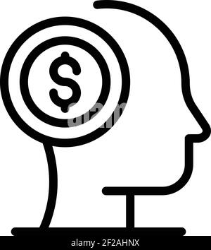 Symbol „Kampagnengewinn“. Outline Kampagne Gewinn Vektor-Symbol für Web-Design isoliert auf weißem Hintergrund Stock Vektor