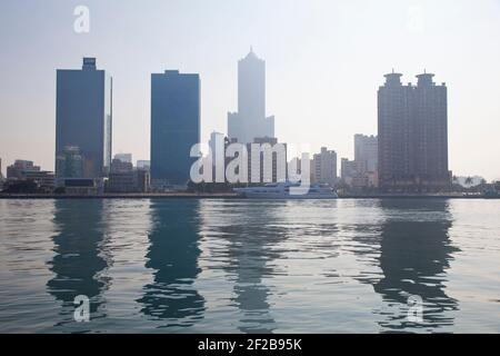 Taiwan Kaohsiung, Liebe Pier Stockfoto