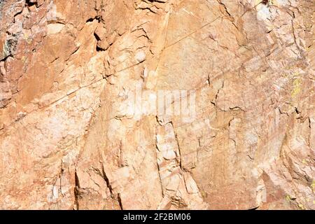Granit Rock and Stone abstrakter Hintergrund mit Multi-Farben und Adern. Stockfoto
