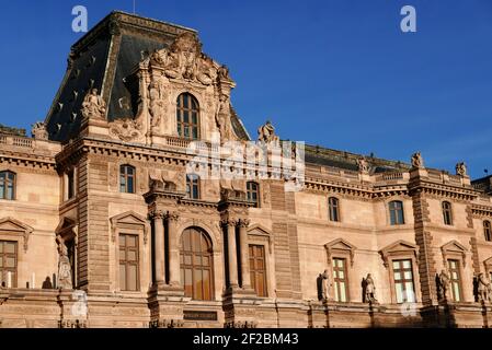 Pavillon Colbert, Louvre Museum, Paris, Frankreich Stockfoto