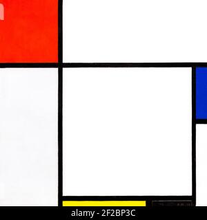 Zusammensetzung, von Piet Mondrian, 1929, Solomon R. Guggenheim Museum, Manhattan, New York City, USA, Nordamerika Stockfoto