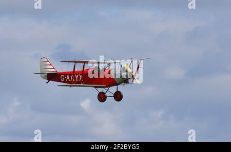 Jahrgang 1929 Southern Martlet Flugzeuge im Flug. Stockfoto