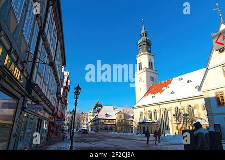 Alte Kirche von Celle Stockfoto