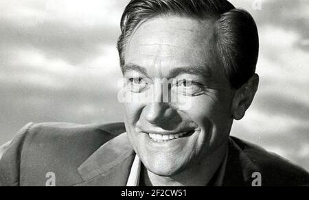 RICHARD DENNING (1914-1998) amerikanischer Film- und Radioschauspieler um 1960 Stockfoto