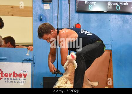 Ivan Scott scheren an den Champs-Frankreich 2019 Stockfoto