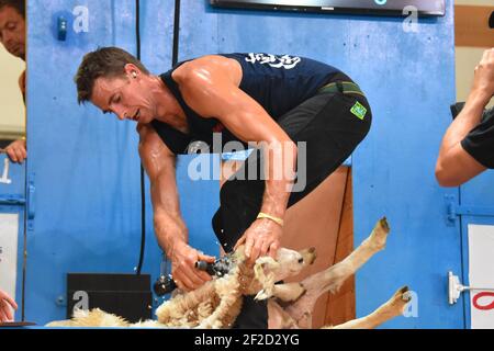 Ivan Scott scheren an den Champs-Frankreich 2019 Stockfoto