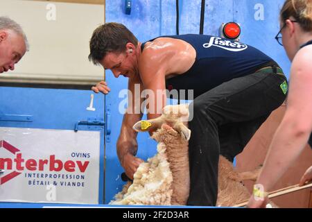 Ivan Scott scheren an den Champs-Frankreich 2019 Stockfoto