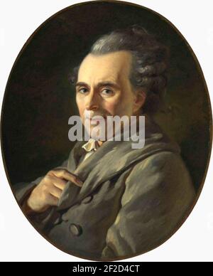 Portrait de Michel-Jean Sedaine par Jacques-Louis David. Stockfoto