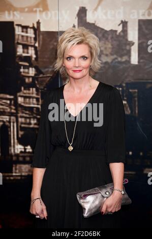 Sharon Small kommt bei den Crime Thriller Awards 2014 an The Grosvenor House Hotel - London Stockfoto