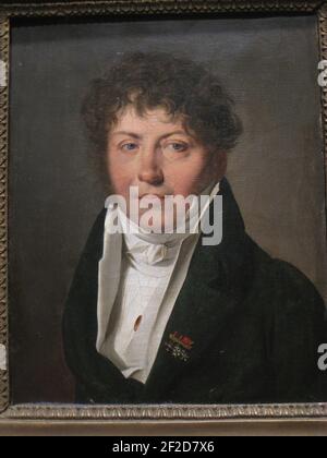 Porträt eines Mannes, von Louis-Léopold Boilly. Stockfoto