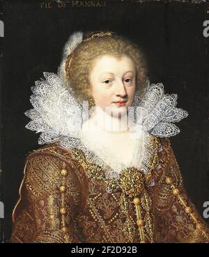 Porträt einer Frau, Jan Anthonisz. Van Ravesteyn (1617). Stockfoto