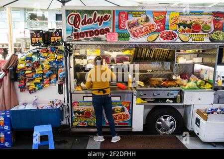 Downtown Los Angeles, California, Vereinigte Staaten von Amerika Stockfoto