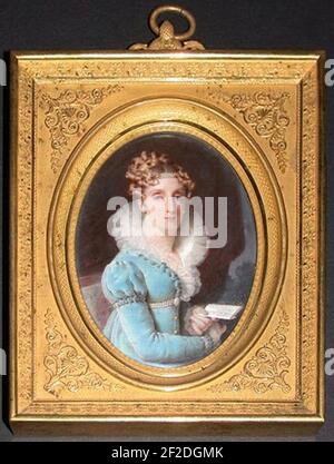 Porträt von Maria Amalia der beiden Sizilien. Stockfoto