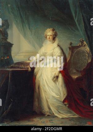 Porträt von Maria Feodorovna (1759-1828). Stockfoto