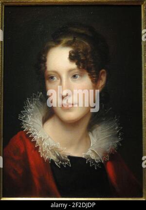 Porträt von Rosalba Peale, um 1820, von Rembrandt Peale Stockfoto