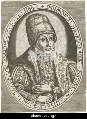 Porträt von Sigismund II. Augustus (1520-1572), König von Polen. Stockfoto