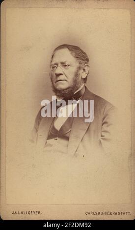 Porträt des Physikers Wilhelm Friedrich Eisenlohr (1799-1872). Stockfoto