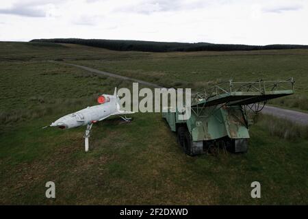 Tupolev TU-141 Strizh eine sowjetische Aufklärungsdrohne vom 1970/80s. Stockfoto