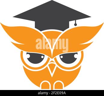 Eule Logo Vorlage Vektor Symbol Illustration Design Stock Vektor