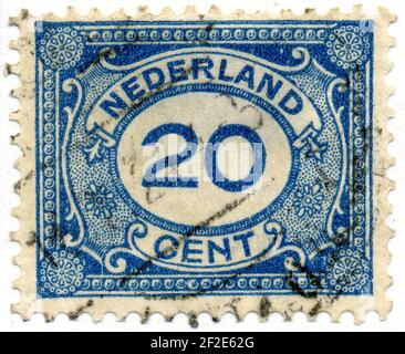 Postzegel 1921 20 Cent. Stockfoto