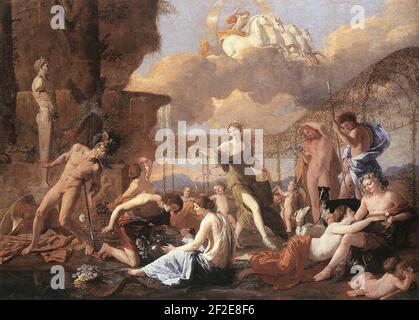 Poussin, Nicolas - das Reich der Flora - 1631. Stockfoto