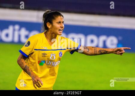 Buenos Aires, Argentinien. März 2021, 11th. Gaby Soares (KIN) schreit Kredit: SPP Sport Pressefoto. /Alamy Live Nachrichten Stockfoto