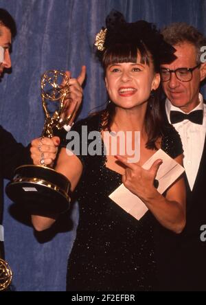 Tracey Ullman bei den Emmy Awards 1989 in Los Angeles, Kalifornien 09. September 1989 Credit: Ralph Dominguez/MediaPunch Stockfoto