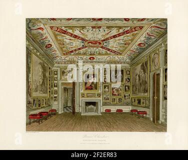 Presence Chamber, Kensington Palace, aus Pyne's Royal Residences, 1819 - panteek pyn81-121. Stockfoto