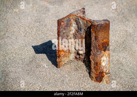 Sonniger Sommertag. Vorderansicht. Stockfoto