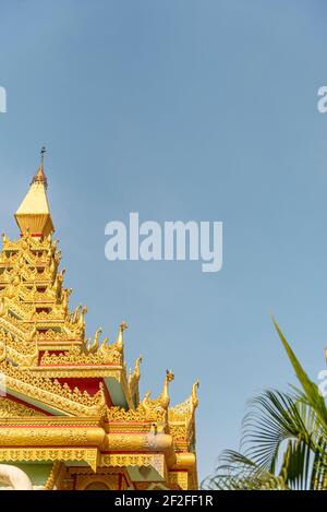 Globale Vipassana Pagode in der Nähe von Mumbai, Indien Stockfoto