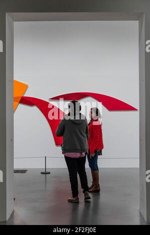 Etappe II 2016 - Dora Maurer Ausstellung in der Tate Modern. Stockfoto