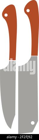 Messer Symbol Logo Design Vektor Vorlage Illustration Stock Vektor