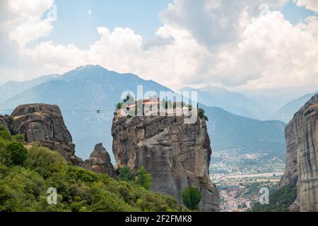 Meteora Kloster der Heiligen Dreifaltigkeit Stockfoto