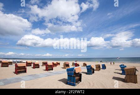 Strand, Trassenheide, Usedom Stockfoto