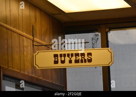 Groesbeck Auction & Livestock Co. Texas, USA Stockfoto