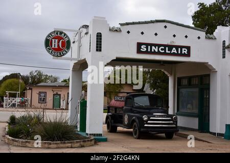 Sinclair Garage, Albany Texas, USA Stockfoto