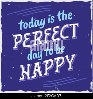 Motivationsposter. Inspirierendes Zitat-Design. Stock Vektor