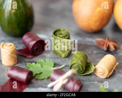 Eine Nahaufnahme einer Frucht Stockfoto