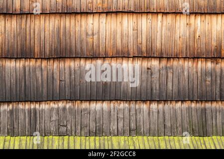 Europa, Polen, Provinz Kleinpolen, UNESCO-Weltkulturerbe, Route der Holzarchitektur, Kirche des Erzengels St. Michael, Binarowa Stockfoto