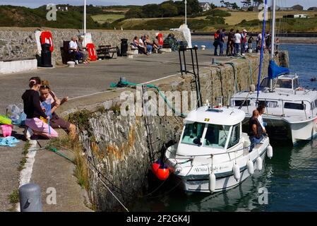 Cemaes, Anglesey, Nordwales Stockfoto