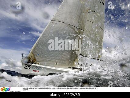 SEGELN - AUDI SYDNEY HAFENREGATTA 2006 - SYDNEY (AUS) - 04 > 05/03/2006 - KALIBER ANDREA FRANCOLINI / DPPI Stockfoto