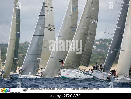 SEGELN - AUDI SYDNEY HAFENREGATTA 2006 - SYDNEY (AUS) - 04 > 05/03/2006 - ANDREA FRANCOLINI / DPPI FLEET Stockfoto