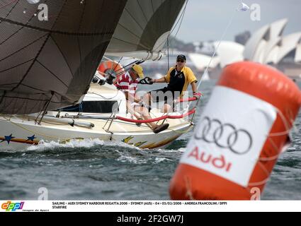 SEGELN - AUDI SYDNEY HAFENREGATTA 2006 - SYDNEY (AUS) - 04 > 05/03/2006 - ANDREA FRANCOLINI / DPPI STARFIRE Stockfoto